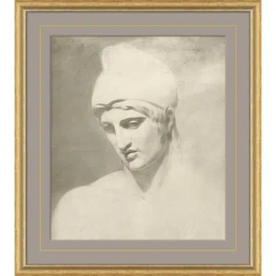 Soicher Marin Bust Detail Of Greek Soldier - Single Picture Frame Graphic Art In Multi
