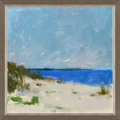 Soicher Marin By The Shore' - Picture Frame Painting On Paper In Gray Paper Framed