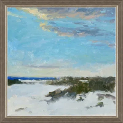 Soicher Marin By The Shore - Picture Frame Painting On Paper In Gray Paper Framed