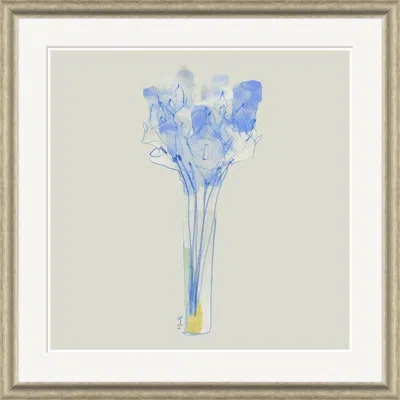 Soicher Marin Calla Lilies In Blue By Yuki Osada - Single Picture Frame Graphic Art