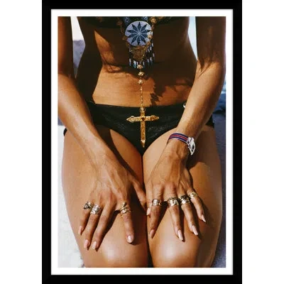 Soicher Marin Capri Tan By Slim Aarons - Single Picture Frame Photograph In Picture Framed Paper,black
