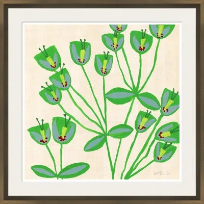 Soicher Marin Chartreuse Envy By Susan Hable - Single Picture Frame Painting In Green