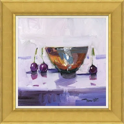Soicher Marin Cherries By Joseph Mota - Picture Frame Painting On Canvas In Multi