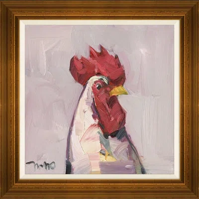 Soicher Marin Chicken Portrait By Joseph Mota - Picture Frame Painting In Multi
