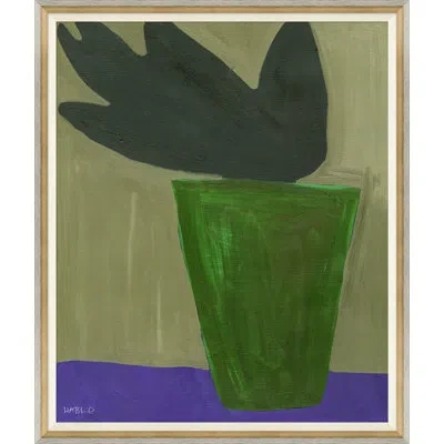 Soicher Marin Chickory By Susan Hable - Single Picture Frame Painting In Green