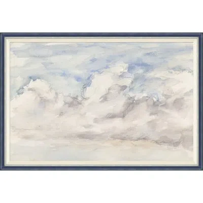 Soicher Marin Cloudbreak Iv - Single Picture Frame Painting In Blue;gray