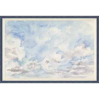 Soicher Marin Cloudbreak Vii - Single Picture Frame Painting In Blue;gray
