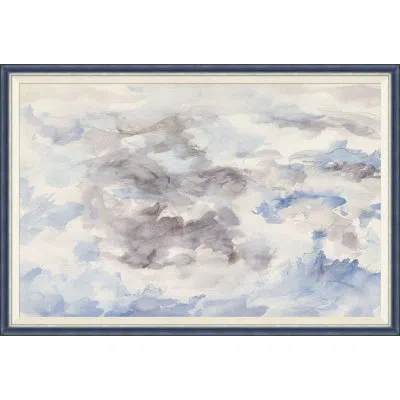 Soicher Marin Cloudbreak Xi - Single Picture Frame Painting In Blue;gray