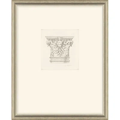 Soicher Marin Colonna I By David Phoenix - Picture Frame Drawing Print On Paper In Brown