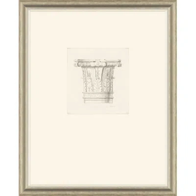 Soicher Marin Colonna Iii By David Phoenix - Picture Frame Drawing Print On Paper In Brown