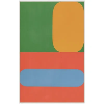 Soicher Marin 'color Blocks I' - Picture Frame Print On Canvas In Multi