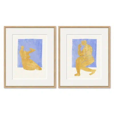 Soicher Marin Contraposto Iii & Iv - 2 Piece Single Picture Frame Painting Set
