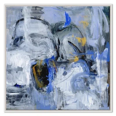 Soicher Marin Control Room - Picture Frame Painting On Canvas In Blue