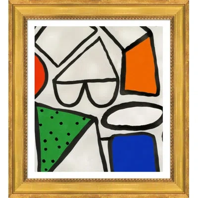 Soicher Marin Corner By Susan Hable - Picture Frame Painting On Paper In Blue;black;green;orange