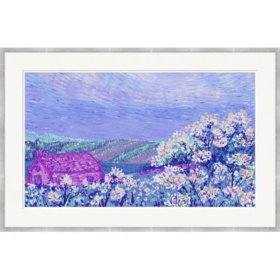 Soicher Marin Country Landscape I By Yuki Osada - Single Picture Frame Painting In Blue