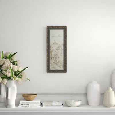 Soicher Marin Da Vinci Drawing - Picture Frame Painting On Paper In Gray