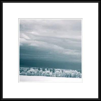 Soicher Marin 'deep Blue Landscape' - Picture Frame Photograph On Paper In Blue;gray