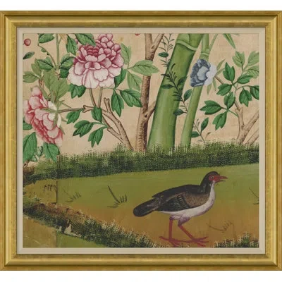 Soicher Marin Delfern Iii By David Phoenix - Picture Frame Graphic Art On Paper In Green