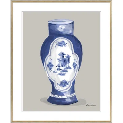 Soicher Marin 'derby' By Dana Gibson - Picture Frame Painting On Paper In Blue