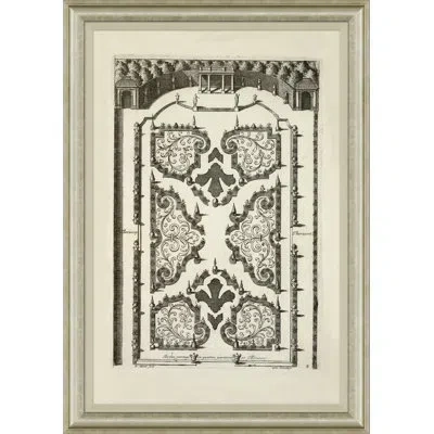 Soicher Marin Design For French Gardens Iv - Single Picture Frame Print
