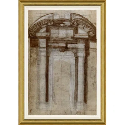 Soicher Marin Dilella By David Phoenix - Picture Frame Graphic Art On Paper In Black;brown