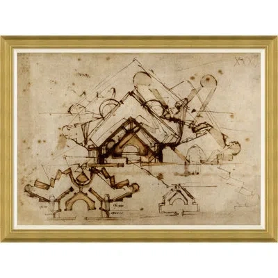 Soicher Marin Disegnare By David Phoenix - Picture Frame Graphic Art On Paper In Brown