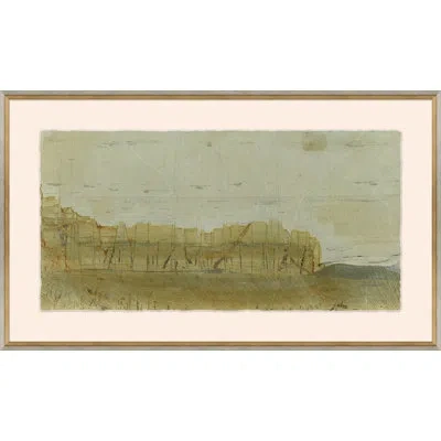Soicher Marin 'dreams Of Stone - Crazy Shore' Picture Frame Print In Green;gray