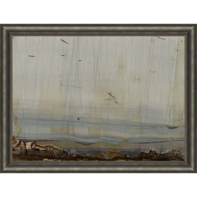 Soicher Marin Dreams Of Stone - Large' - Picture Frame Painting On Paper In Brown;gray;tan