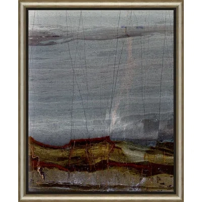 Soicher Marin Dreams Of Stone-collage 3' - Picture Frame Painting On Paper In Brown;gray;tan
