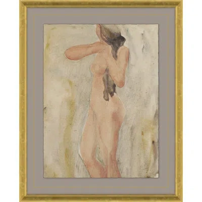 Soicher Marin Emily By David Phoenix - Picture Frame Painting On Paper In Gray