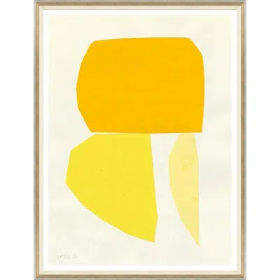 Soicher Marin Enlighten' By Susan Hable - Picture Frame On Paper In Yellow
