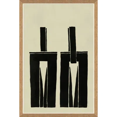 Soicher Marin Equity By Susan Hable - Single Picture Frame Painting In Black
