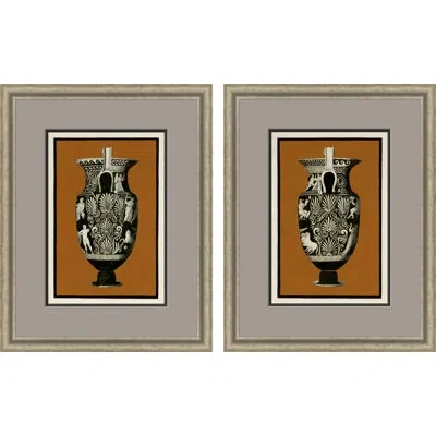 Soicher Marin Etruscan Vase I & Ii - 2 Piece Single Picture Frame Painting Set