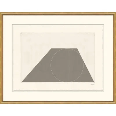 Soicher Marin Euclid's Dream - Picture Frame Graphic Art Print On Paper In White