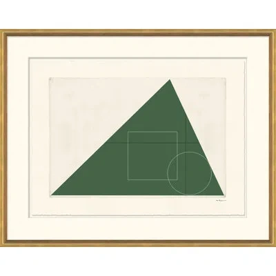 Soicher Marin Euclid's Dream - Picture Frame Graphic Art Print On Paper In White