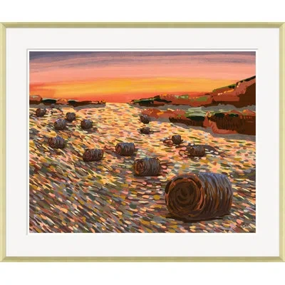 Soicher Marin Evening Field By Yuki Osada - Single Picture Frame Painting In Multi
