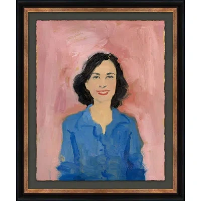 Soicher Marin 'everyday People 3' Framed In Blue