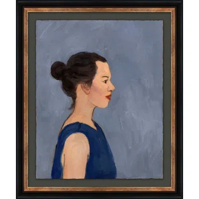 Soicher Marin 'everyday People 4' - Picture Frame On Paper In Blue;black;beige