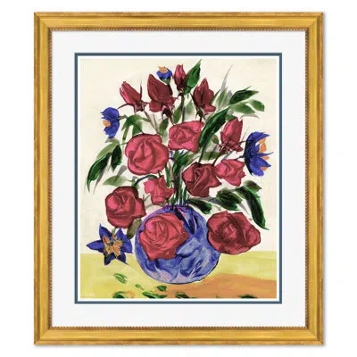 Soicher Marin Fab Floral Folly - Picture Framed Painting In Multi