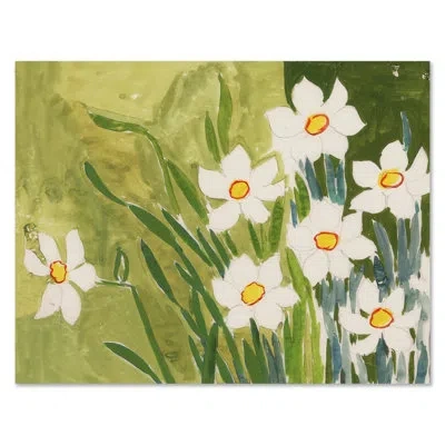 Soicher Marin Fleur Blanche By Paule Marrot - Print In Gray