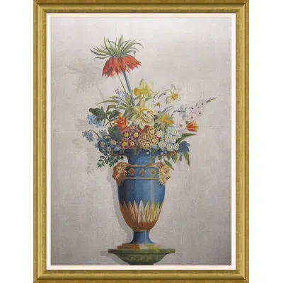 Soicher Marin French Still Life By Paul Cezanne - Picture Frame Painting On Paper In Gold