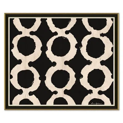 Soicher Marin 'gooch White On Black' By Dana Gibson - Picture Frame Graphic Art In Black;white