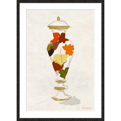 Soicher Marin 'gorky Park Jar' By Dana Gibson - Picture Frame Painting On Paper In Green;red;orange