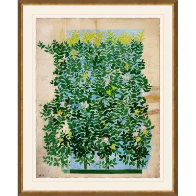 Soicher Marin Green Leaves (var. 1) By Paule Marrot - Single Picture Frame Print