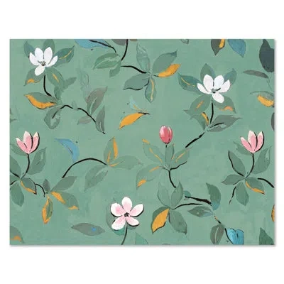 Soicher Marin Green Magnolias By Paule Marrot - Print In Multi