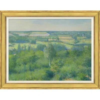 Soicher Marin Green Valley By Gustave - Picture Frame Painting In Blue;green;beige