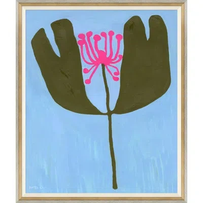 Soicher Marin Hazel By Susan Hable - Single Picture Frame Painting In Blue;green;pink