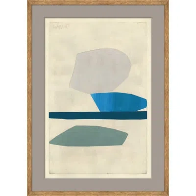 Soicher Marin 'horizon' By Susan Hable - Picture Frame Painting On Paper In Multi