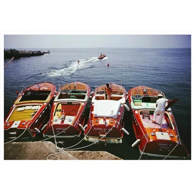 Soicher Marin 'hotel Du Cap-eden-roc' By Slim Aarons - Picture Frame Photograph On Paper In Multi