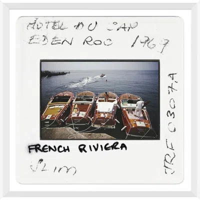 Soicher Marin 'hotel Du Cap-eden-roc - Slide' By Slim Aarons - Picture Frame Photograph On Paper In Multi